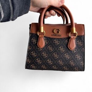 GUESS Black and Tan Mini Bag
